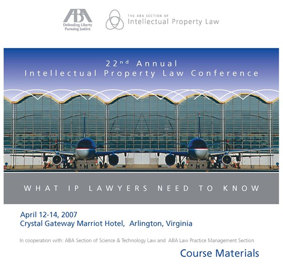 Printed/Web Advertisement: ABA-IPL Section Conferences
